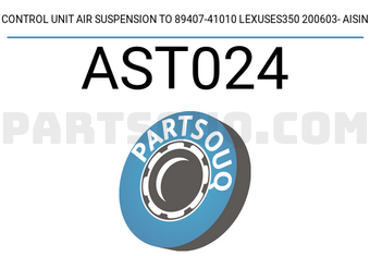 AISIN AST024 CONTROL UNIT AIR SUSPENSION TO 89407-41010 LEXUSES350 200603- AISIN