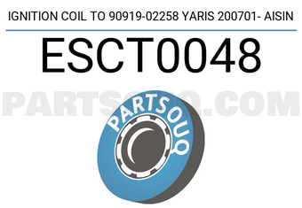 AISIN ESCT0048 IGNITION COIL TO 90919-02258 YARIS 200701- AISIN