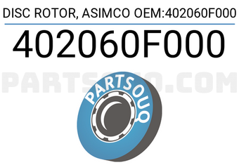 ASIMCO 402060F000 DISC ROTOR, ASIMCO OEM:402060F000