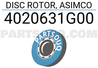 ASIMCO 4020631G00 DISC ROTOR, ASIMCO