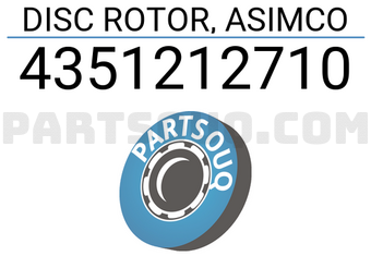 ASIMCO 4351212710 DISC ROTOR, ASIMCO