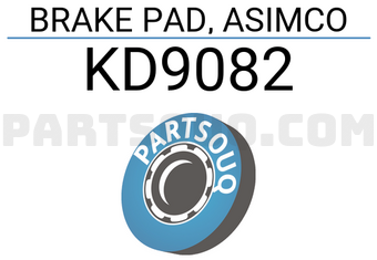 ASIMCO KD9082 BRAKE PAD, ASIMCO