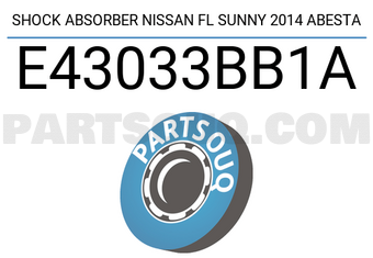 Abesta E43033BB1A SHOCK ABSORBER NISSAN FL SUNNY 2014 ABESTA