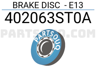 Axios 402063ST0A BRAKE DISC - E13