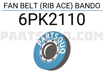 BANDO 6PK2110 FAN BELT (RIB ACE) BANDO
