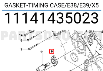 BMW 11141435023 JUNTA DE CAJA DE DISTRIBUCIÓN/E38/E39/X5