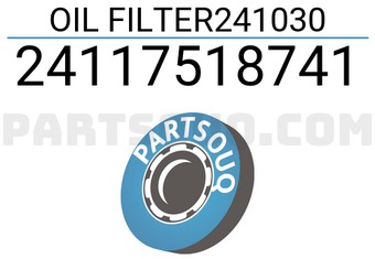 BMW 24117518741 FILTRO DE ACEITE241030