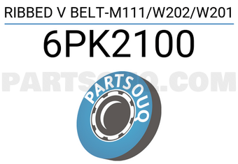 Bosch 6PK2100 RIBBED V BELT-M111/W202/W201