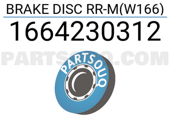 Brembo 1664230312 BRAKE DISC RR-M(W166)