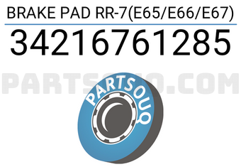 Brembo 34216761285 PASTILLAS DE FRENO TRASERAS 7 (E65/E66/E67)