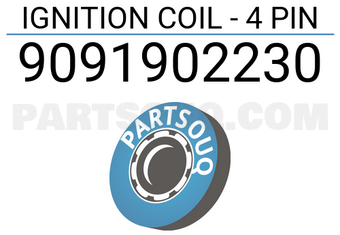 DENKI 9091902230 IGNITION COIL - 4 PIN