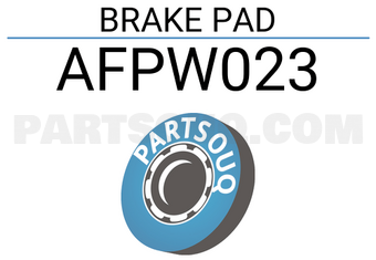 FBL AFPW023 BRAKE PAD
