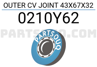 FEBEST 0210Y62 OUTER CV JOINT 43X67X32