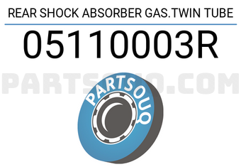 FEBEST 05110003R REAR SHOCK ABSORBER GAS.TWIN TUBE