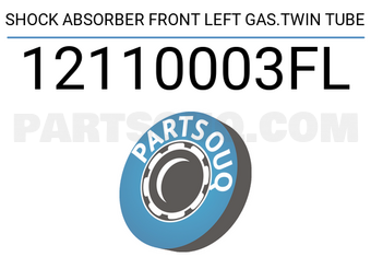 FEBEST 12110003FL shock absorber front left gas.twin tube