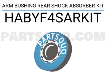 FEBEST HABYF4SARKIT ARM BUSHING REAR SHOCK ABSORBER KIT