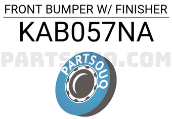 FPI KAB057NA FRONT BUMPER W/ FINISHER
