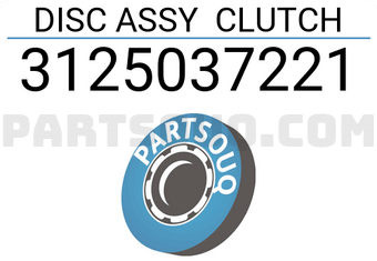 HINO 3125037221 DISC ASSY CLUTCH