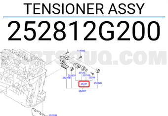 Hyundai / KIA 252812G200 TENSIONER ASSY