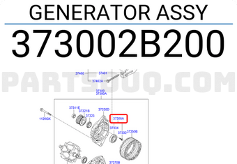 Hyundai / KIA 373002B200 GENERATOR ASSY