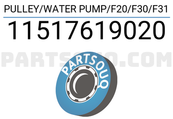MAXPART 11517619020 PULLEY/WATER PUMP/F20/F30/F31