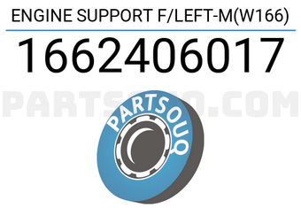 MERCEDES 1662406017 SOPORTE DELANTERO IZQUIERDO DEL MOTOR-M(W166)