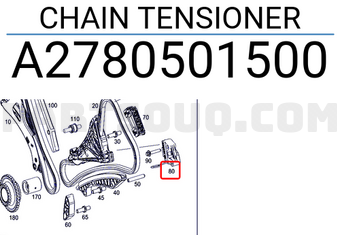 MERCEDES A2780501500 CHAIN TENSIONER