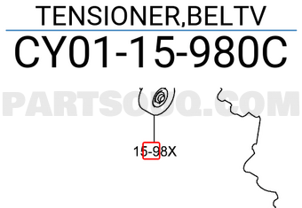 Mazda CY0115980C TENSIONER,BELTV