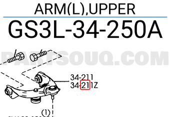 Mazda GS3L34250A ARM(L),UPPER