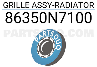 Mobis 86350N7100 GRILLE ASSY-RADIATOR