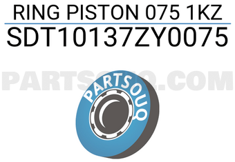 NPR SDT10137ZY0075 SEGMENT DE PISTON 075 1KZ