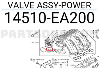 Nissan 14510EA200 VALVE ASSY-POWER