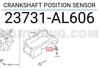 Nissan 23731AL606 CRANKSHAFT POSITION SENSOR