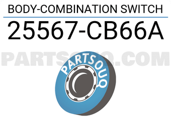 Nissan 25567CB66A BODY-COMBINATION SWITCH