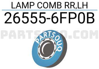 Nissan 265556FP0B LAMP COMB RR,LH