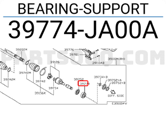 Nissan 39774JA00A BEARING-SUPPORT