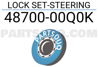 Nissan 4870000Q0K LOCK SET-STEERING