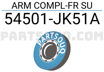 Nissan 54501JK51A ARM COMPL-FR SU