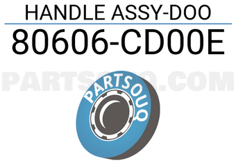 Nissan 80606CD00E HANDLE ASSY-DOO