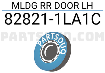 Nissan 828211LA1C MLDG RR DOOR LH