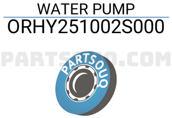 ORIENT SPARE PARTS ORHY251002S000 WATER PUMP