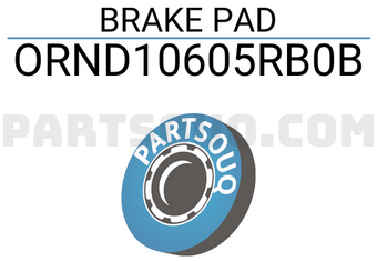ORIENT SPARE PARTS ORND10605RB0B BRAKE PAD