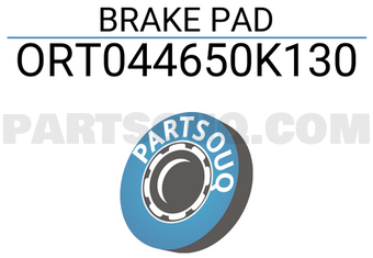ORIENT SPARE PARTS ORT044650K130 BRAKE PAD