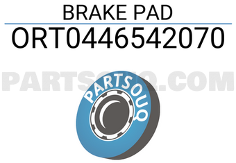 ORIENT SPARE PARTS ORT0446542070 BRAKE PAD