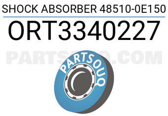 ORIENT SPARE PARTS ORT3340227 SHOCK ABSORBER 48510-0E150