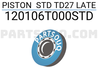 RIKEN 120106T000STD PISTON STD TD27 LATE