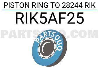 RIKEN RIK5AF25 PISTON RING TO 28244 RIK