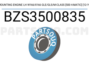 SCHNIEDER BZS3500835 SOPORTE DE MOTOR IZQUIERDO W166/X166 GLE/GLS/M-CLASS [500 4-MATIC] [12-19]