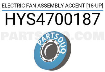 SCHNIEDER HYS4700187 ELECTRIC FAN ASSEMBLY ACCENT [18-UP]