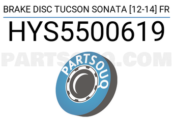 SCHNIEDER HYS5500619 BRAKE DISC TUCSON SONATA [12-14] FR